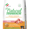 Natural Trainer Sensitive No Gluten Adult Medium Maxi con Maiale e Cereali Integrali