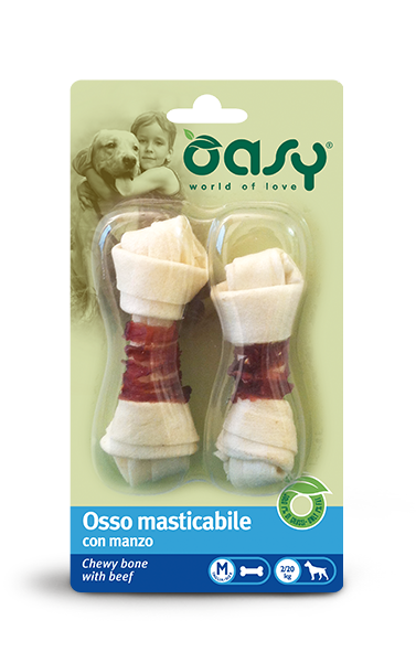 Oasy Osso Masticabile con Manzo Tg. M