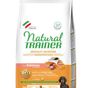 Natural Trainer Sensitive No Gluten Mature Small Toy con Salmone e Cereali Integrali