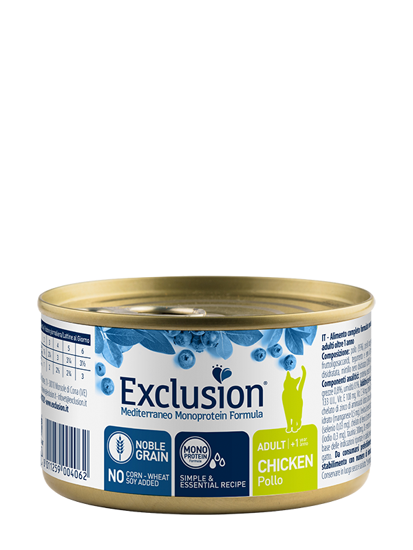 Exclusion Monoprotein Noble Grain Cat Adult Pollo Patè