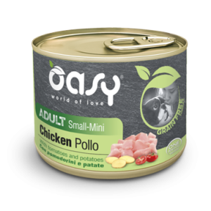 Oasy Grain Free Adult Small Mini Pollo con Pomodorini e Patate