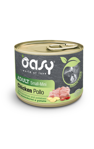 Oasy Grain Free Adult Small Mini Pollo con Pomodorini e Patate