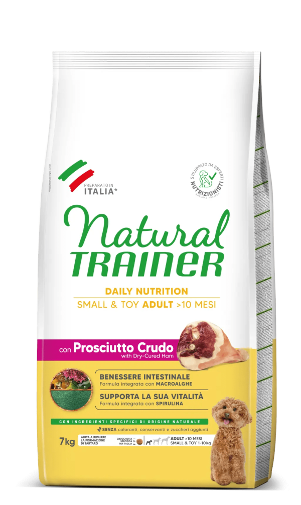 Natural Trainer Adult Small Mini con Prosciutto Crudo e Riso