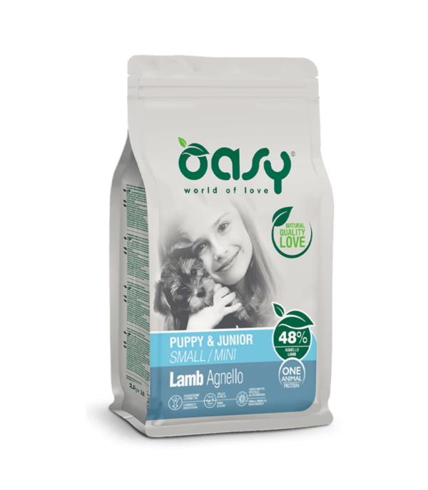 Oasy Puppy e Junior Small Mini Agnello