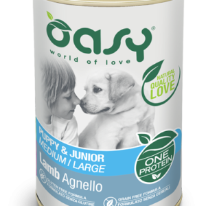 Oasy Paté Monoproteico Puppy e Junior Medium Large Agnello