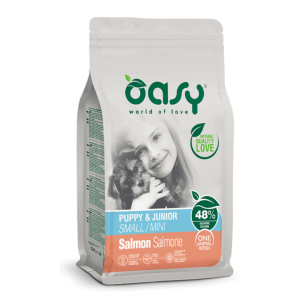 Oasy Puppy e Junior Small Mini Salmone