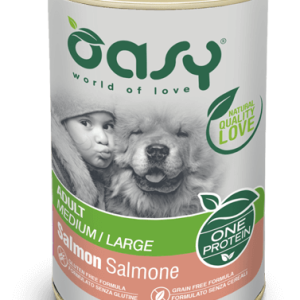 Oasy Patè Monoproteico Adult Medium Large Salmone