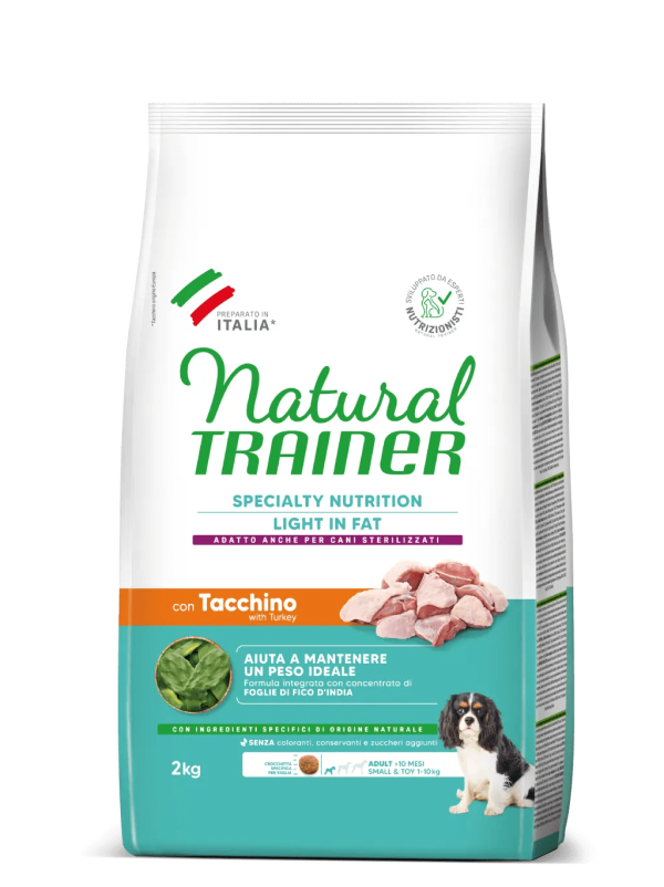 Natural Trainer Light in Fat Adult Small e Toy con Tacchino 