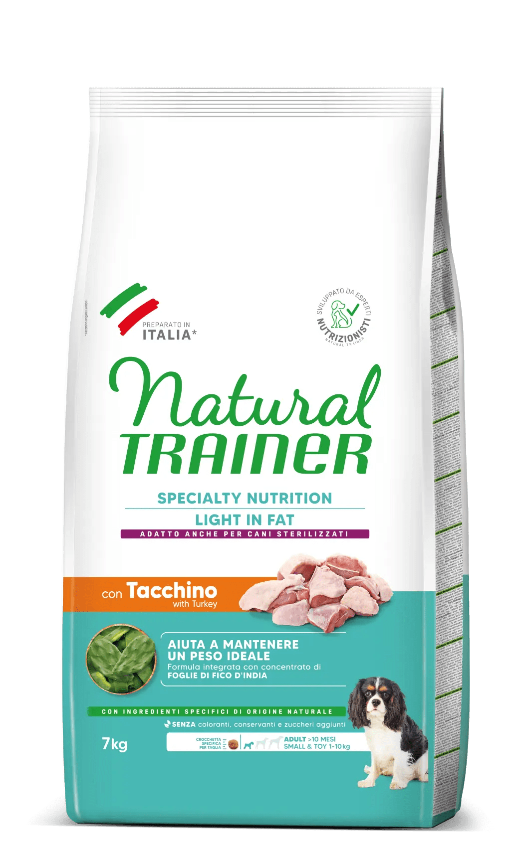 Natural Trainer Light in Fat Adult Small e Toy con Tacchino 