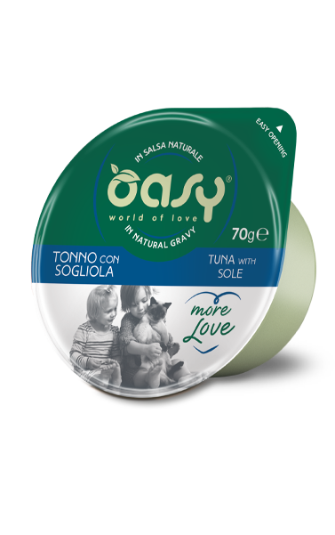 Oasy More Love Green Cup Adult Tonno con Sogliola