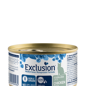 Exclusion Monoprotein Noble Grain Cat Sterilized +7 Pollo Patè