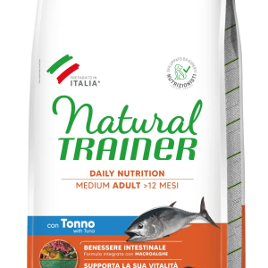 Natural Trainer Adult Medium con Tonno e Riso 