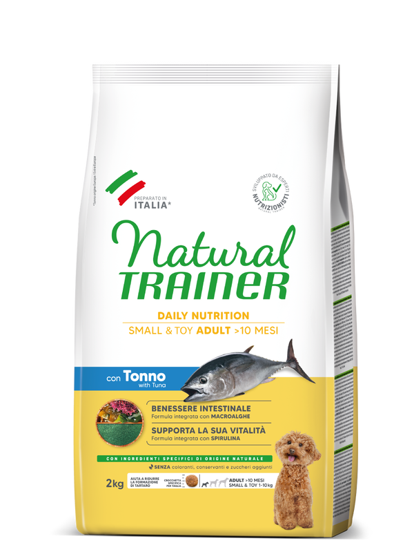 Natural Trainer Adult Small Mini con Tonno e Riso