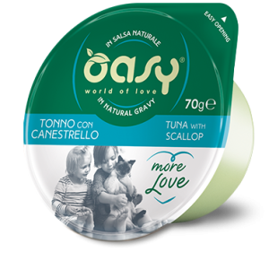 Oasy More Love Green Cup Adult Tonno con Canestrello