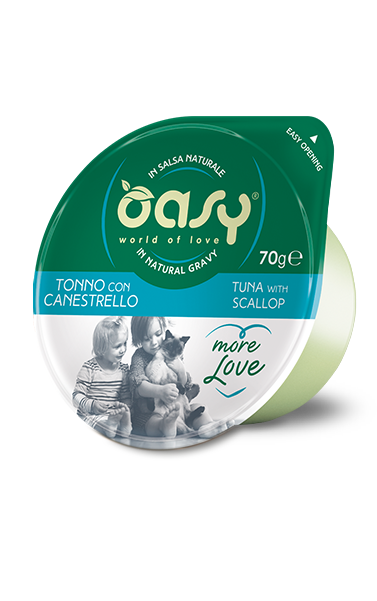 Oasy More Love Green Cup Adult Tonno con Canestrello