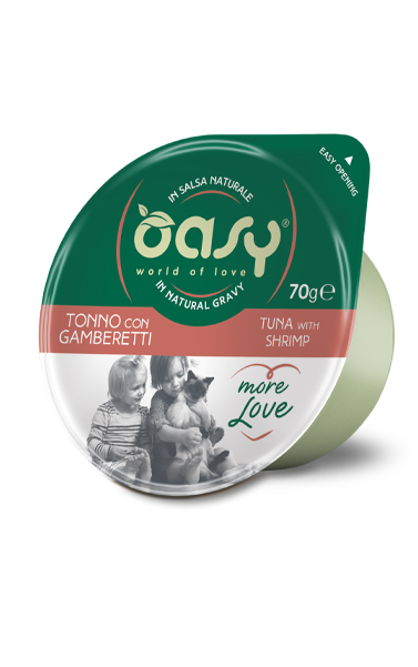 Oasy More Love Green Cup Adult Tonno con Gamberetti