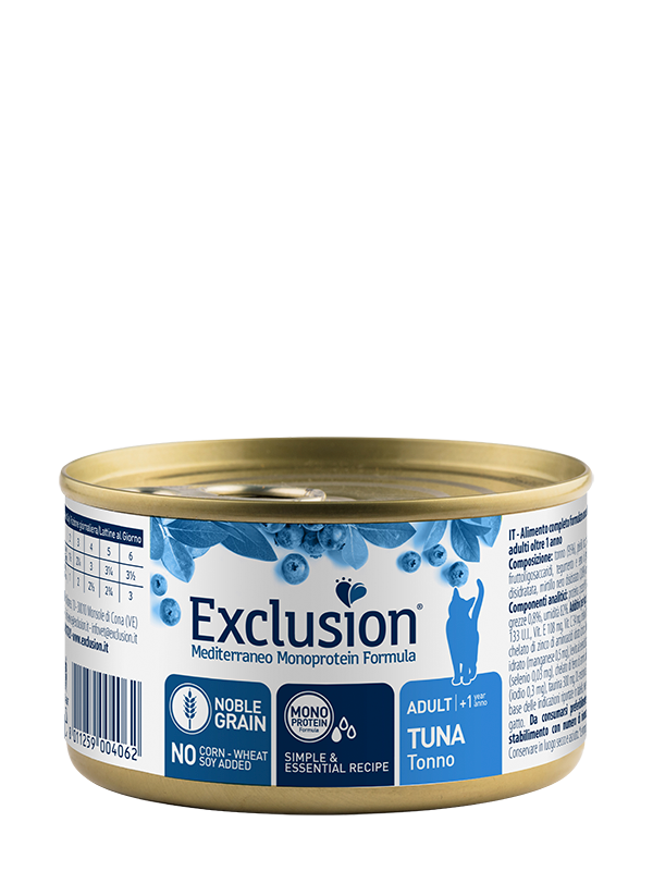 Exclusion Monoprotein Noble Grain Cat Adult Tuna Patè
