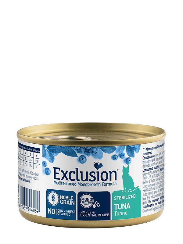 Exclusion Monoprotein Noble Grain Cat Sterilized Tuna Patè