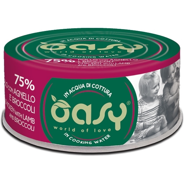 Oasy More Love Adult Pollo con Agnello e Broccoli