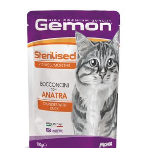 Gemon busta Sterilised con Bocconcini di Anatra