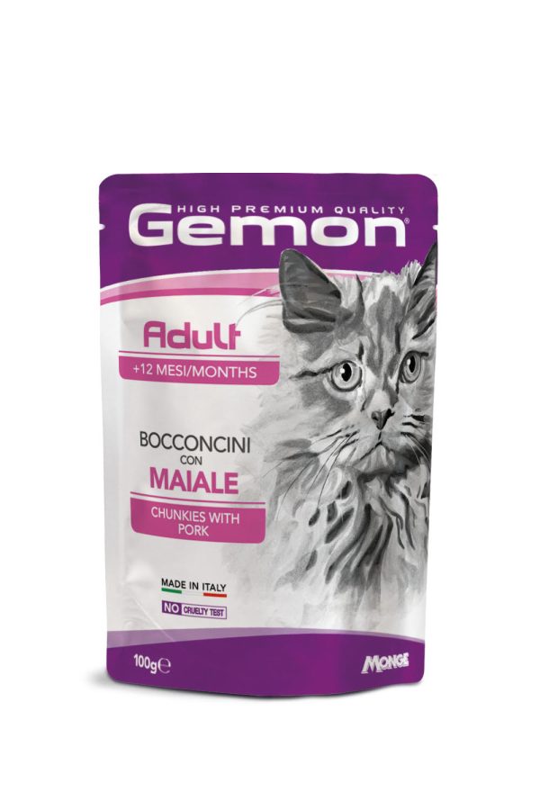 Gemon busta Adult con Bocconcini di Maiale