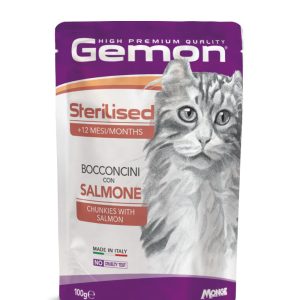 Gemon busta Sterilised con Bocconcini di Salmone