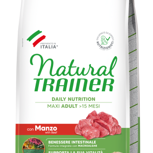 Natural Trainer Adult Maxi con Manzo e Riso