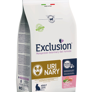 Exclusion Monoprotein Urinary Cat Adult Maiale, Piselli e Riso