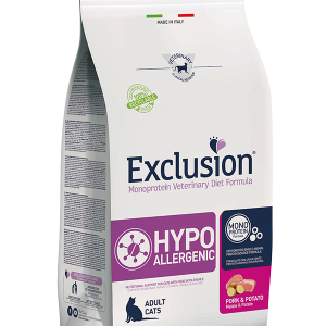 Exclusion Monoprotein Hypoallergenic Cat Adult Maiale e Patate