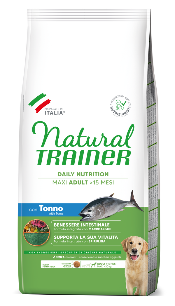 Natural Trainer Adult Maxi con Tonno e Riso