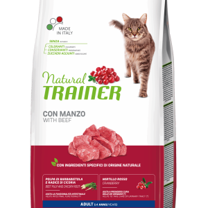 Natural Trainer Cat Dry Adult con Manzo