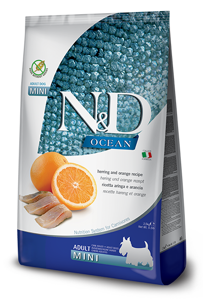 N&D Ocean Adult Mini Aringa e Arancia
