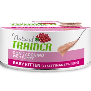 Natural Trainer Cat Wet Baby Kitten (+3 settimane) con Tacchino