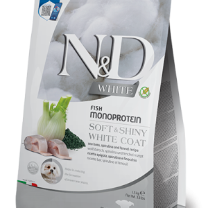 N&D White Dog Puppy Mini Branzino, Spirulina e Finocchio