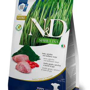 N&D Spirulina Dog Agnello e Goji Puppy Mini