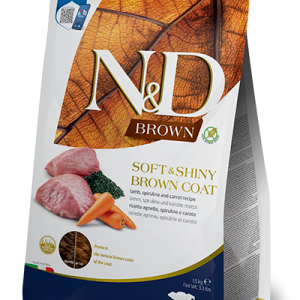 N&D Brown Dog  Agnello, Spirulina e Carota Puppy Mini