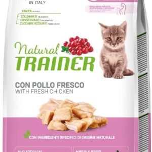 Natural Trainer Dry Kitten (1-6 mesi) con Pollo Fresco