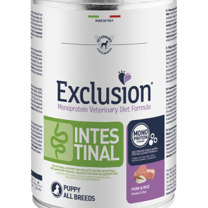 Exclusion Monoprotein Intestinal All Breeds Dog Puppy Maiale e Riso Umido