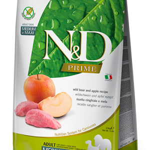 N&D Prime Adult Medium/Maxi Cinghiale e Mela