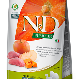 N&D Pumpkin Adult Medium/Maxi Cinghiale, Zucca e Mela