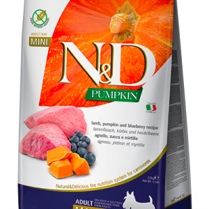 N&D Pumpkin Adult Mini Agnello, Zucca e Mirtillo