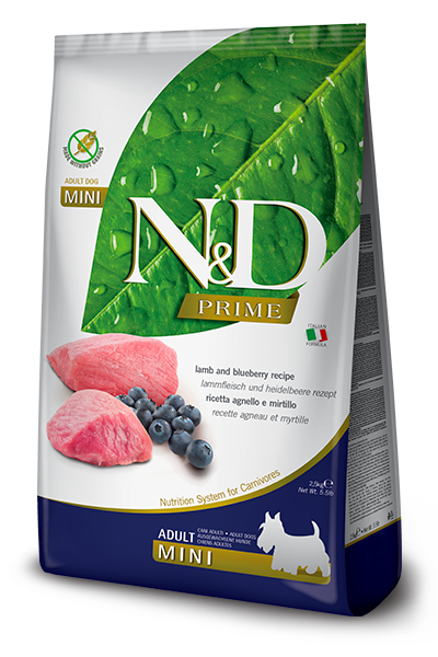 N&D Prime Adult Mini Agnello e Mirtillo