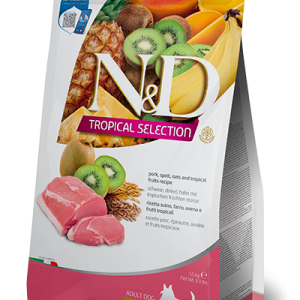N&D Tropical Selection Adult Mini Maiale, Farro, Segale e Frutta Tropicale
