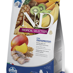 N&D Tropical Selection Adult Mini Aringa, Farro, Segale e Frutta Tropicale