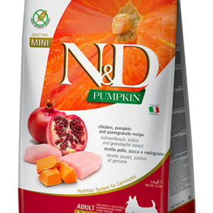 N&D Pumpkin Adult Mini Pollo, Zucca e Melograno