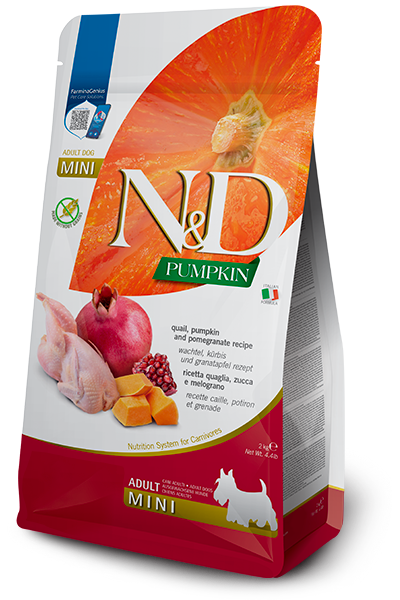 N&D Pumpkin Adult Mini Anatra, Zucca e Melone Cantalupo