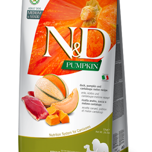 N&D Pumpkin Adult Medium & Maxi Anatra, Zucca e Melone Cantalupo
