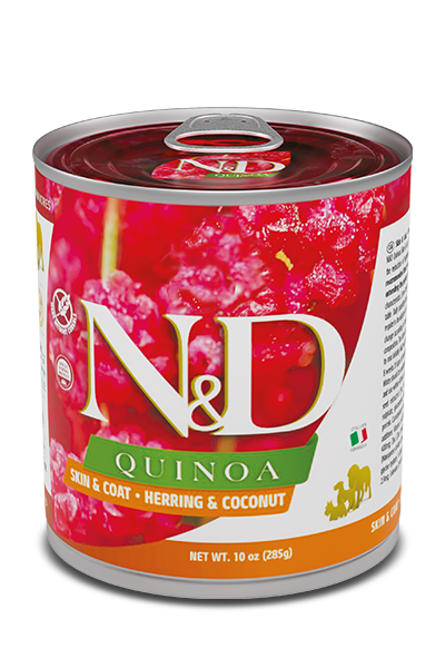 N&D Quinoa Skin & Coat Aringa, Cocco e Curcuma