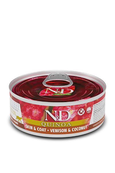N&D Quinoa Gatto Cervo e Cocco Skin & Coat