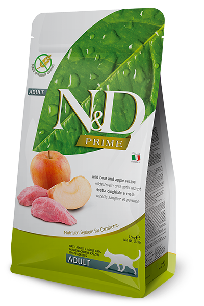 N&D Prime Cat Cinghiale e Mela Adult